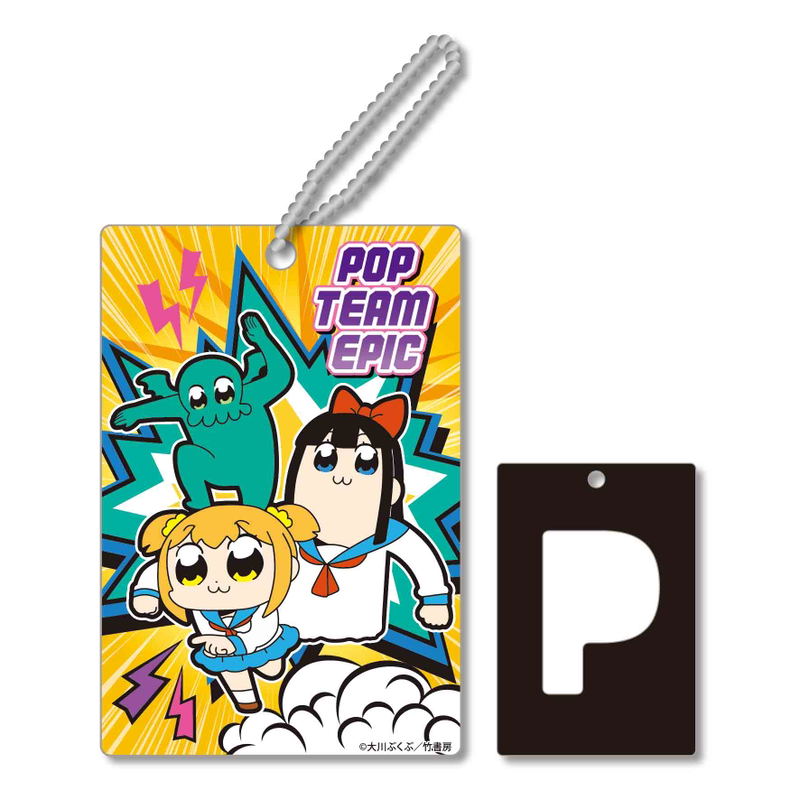 Pop Team Epic Acrylic Pass Case B image 1