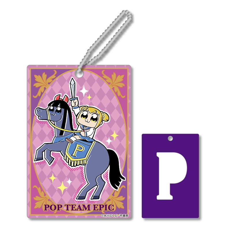 Pop Team Epic Acrylic Pass Case C image 1