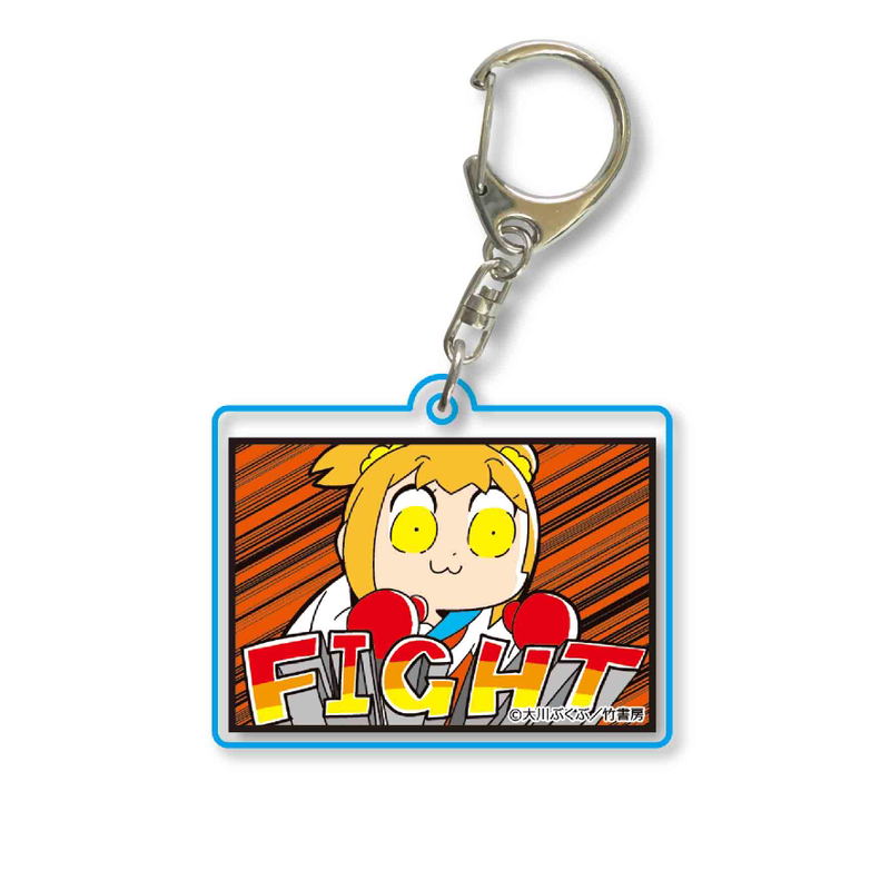 Pop Team Epic Square Clear Keychain Part. 8 20 image 1
