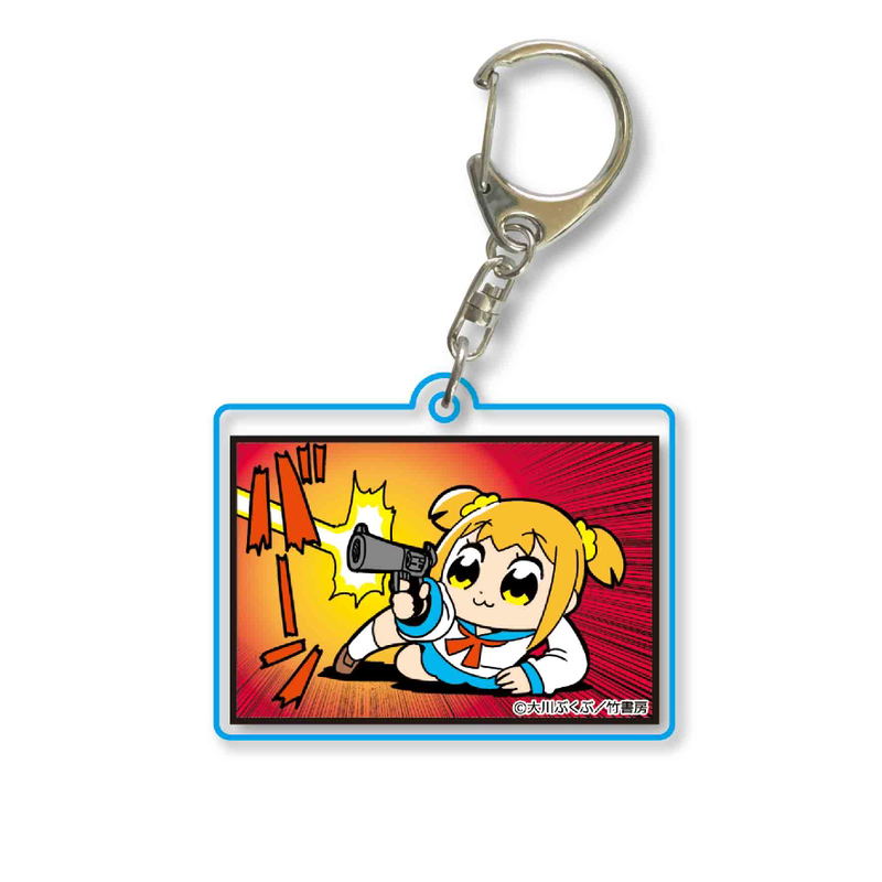 Pop Team Epic Square Clear Keychain Part. 8 23 image 1