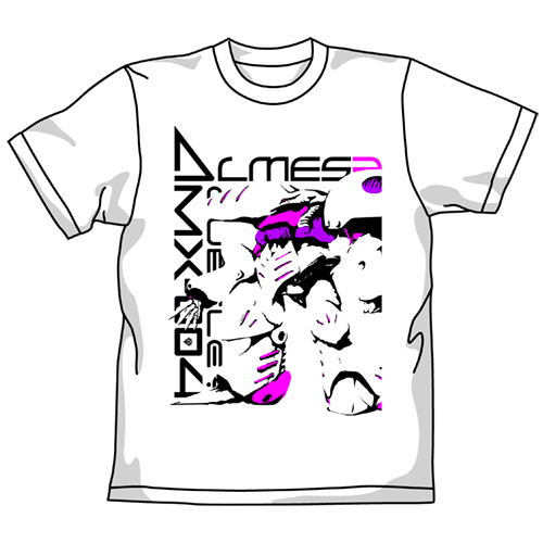 Mobile Suit Zeta Gundam - Qubeley T-shirt White (L Size) image 1