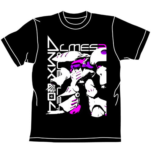 Mobile Suit Zeta Gundam - Qubeley T-shirt Black (XL Size) image 1