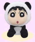 Crayon Shin-chan Plush SN29: Henshin Shin-chan Panda Ver. (S Size) thumbnail 2