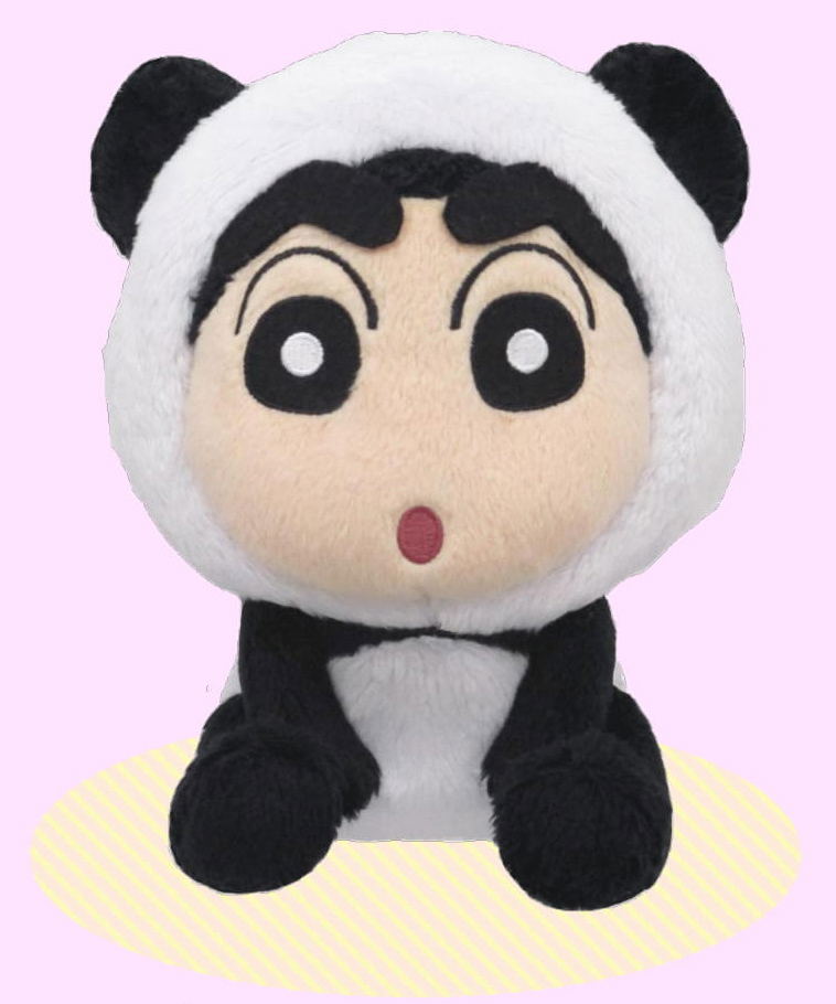 Crayon Shin-chan Plush SN29: Henshin Shin-chan Panda Ver. (S Size) image 2