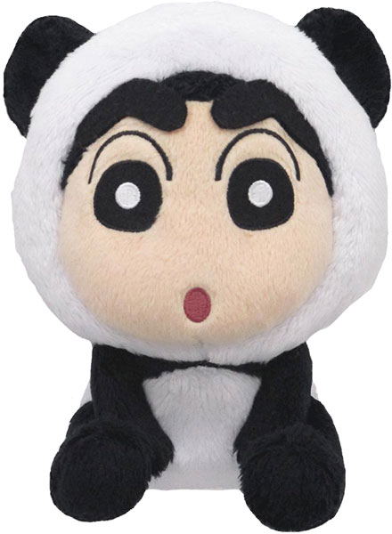 Crayon Shin-chan Plush SN29: Henshin Shin-chan Panda Ver. (S Size) image 1