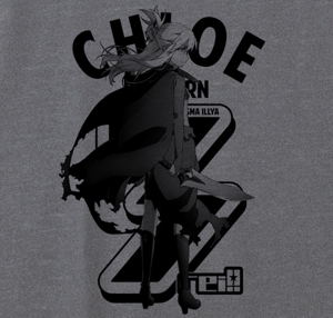 Fate/Kaleid Liner Prisma Illya 3rei!! - Chloe Dry T-shirt Heather Gray (XL Size)_