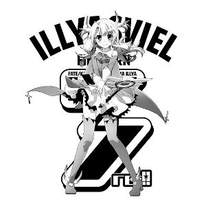Fate/Kaleid Liner Prisma Illya 3rei!! - Illya Dry T-shirt White (XL Size)