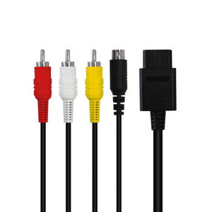 S + AV Terminal Long Cable for New FC/SFC/N64/GC (3 m)_