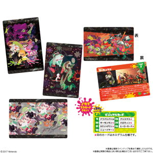 Splatoon 2 Ikasu Card Wafer (Set of 20 pieces)_