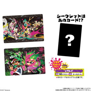 Splatoon 2 Ikasu Card Wafer (Set of 20 pieces)_