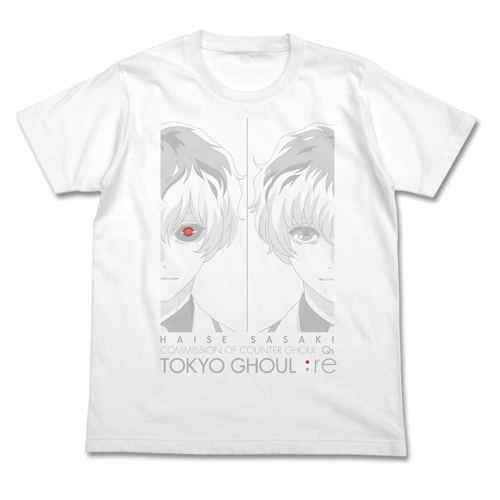 Tokyo Ghoul:re - Haise Sasaki T-shirt White (L Size) image 1