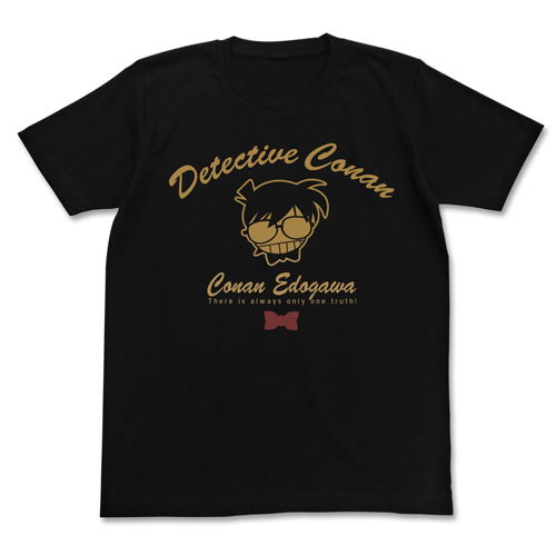 Detective Conan - Conan Edogawa Icon Mark T-shirt Black (XL Size) image 1
