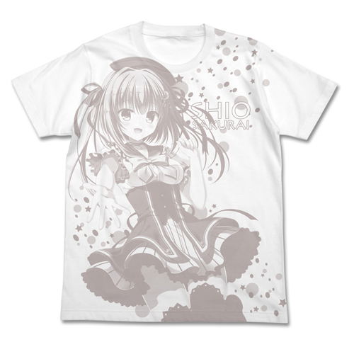Tenpure!! - Shio Sakurai T-shirt White (XL Size) image 1