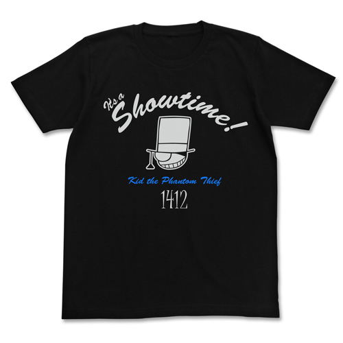 Detective Conan - Phantom Thief Kid Icon Mark T-shirt Black (XL Size) image 1