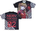 Evangelion - Asuka Langley Shikinami Double-sided Full Graphic T-shirt (M Size) thumbnail 1