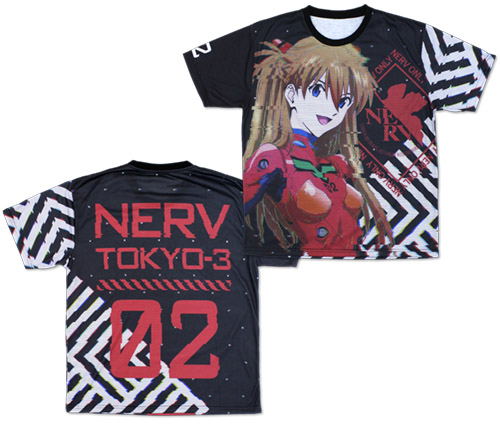 Evangelion - Asuka Langley Shikinami Double-sided Full Graphic T-shirt (M Size) image 1