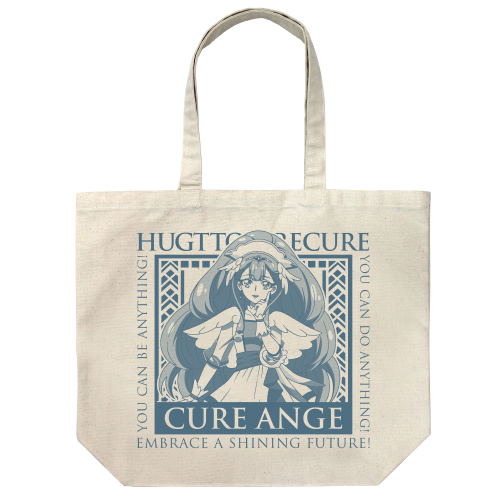 Hugtto! Precure - Cure Ange Large Tote Bag Natural image 1