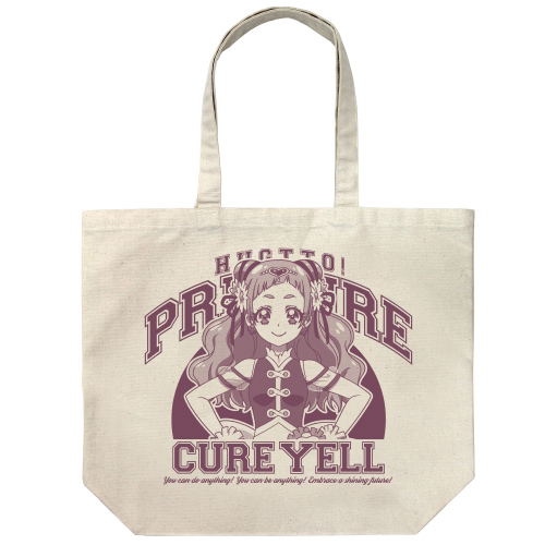 Hugtto! Precure - Cure Yell Large Tote Bag Natural image 1