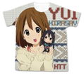 K-On! - Yui Hirasawa Full Graphic T-shirt White (XL Size) thumbnail 1