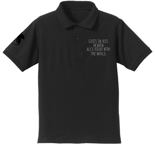 Evangelion - Nerv Polo Shirt Black (L Size) image 1