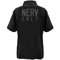 Evangelion - Nerv Polo Shirt Black (S Size)