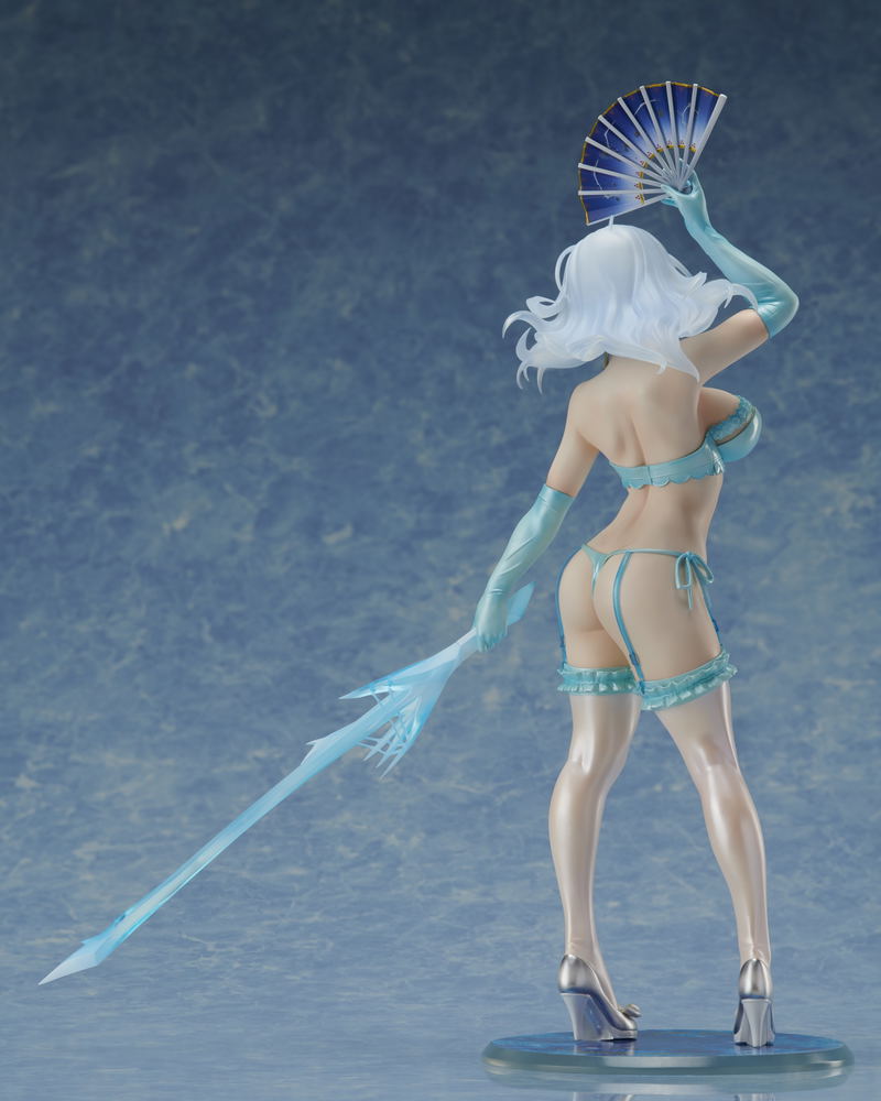 Gokubi Girls Super Premium Senran Kagura NewWave G Burst 1/6 Scale Pre-Painted Figure: Ice Queen Yumi Sexy Lingerie Ver. image 5
