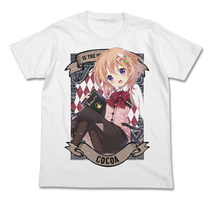 Is The Order A Rabbit? - Cocoa Full Color T-shirt White (L Size)_