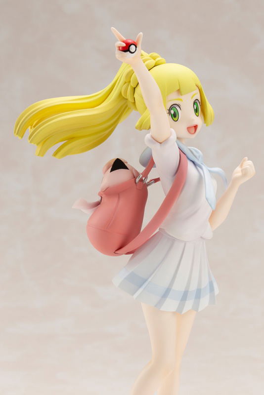 Pokemon Figure Series Pokemon Ultra Sun & Moon 1/8 Scale Pre-Painted Figure: Lillie & Pippi Ganba Ver. image 10