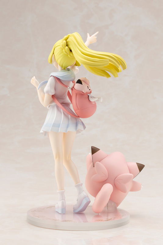 Pokemon Figure Series Pokemon Ultra Sun & Moon 1/8 Scale Pre-Painted Figure: Lillie & Pippi Ganba Ver. image 6