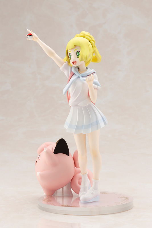 Pokemon Figure Series Pokemon Ultra Sun & Moon 1/8 Scale Pre-Painted Figure: Lillie & Pippi Ganba Ver. image 7