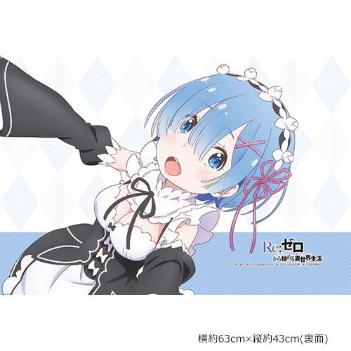 Re:Zero kara Hajimeru Isekai Seikatsu Pillow Cover: Emilia & Rem image 3