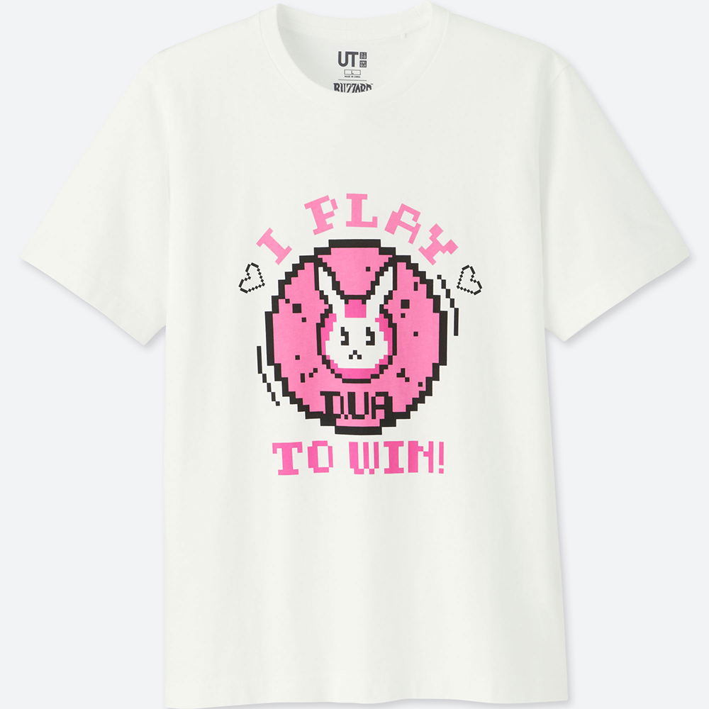 UT Blizzard - Overwatch D.Va 8bit Men's T-shirt (XL Size)