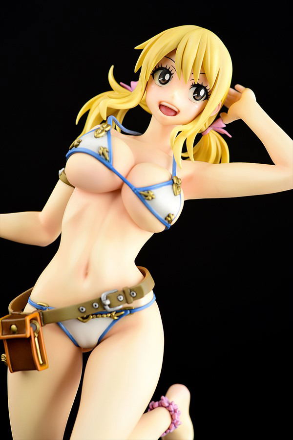 Fairy Tail 1/6 Scale Pre-Painted Figure: Lucy Heartfilia Swimsuit Gravure Style image 5