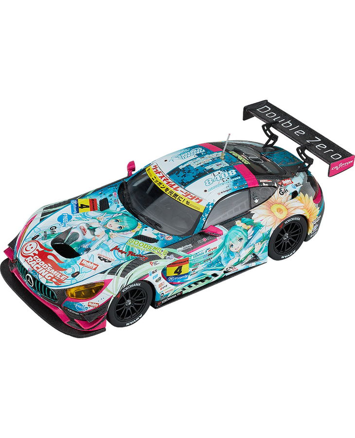 Hatsune Miku GT Project 1/43 Scale Miniature Car: Good Smile Hatsune Miku AMG 2017 Season Series Champion Ver. image 1
