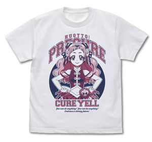 Hugtto! Precure - Cure Yell T-shirt White (L Size)_