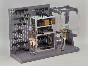 Little Armory 1/12 Scale Model Kit: LD018 Gun Rack D