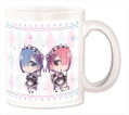 Re:Zero - Starting Life In Another World - Rem & Ram Mug Cup thumbnail 1