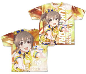 The Idolm@ster Cinderella Girls - I'll Claim My Absolute Privilege! Yuko Hori Full Graphic T-shirt (XL Size)_