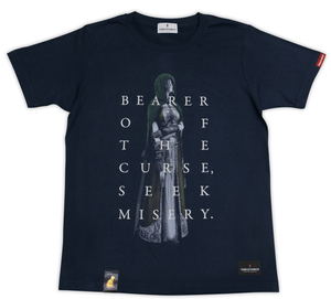 Dark Souls × Torch Torch - Emerald Herald T-shirt Navy (S Size)_