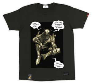 Dark Souls × Torch Torch - Knight Lautrec T-shirt Black (M Size)_