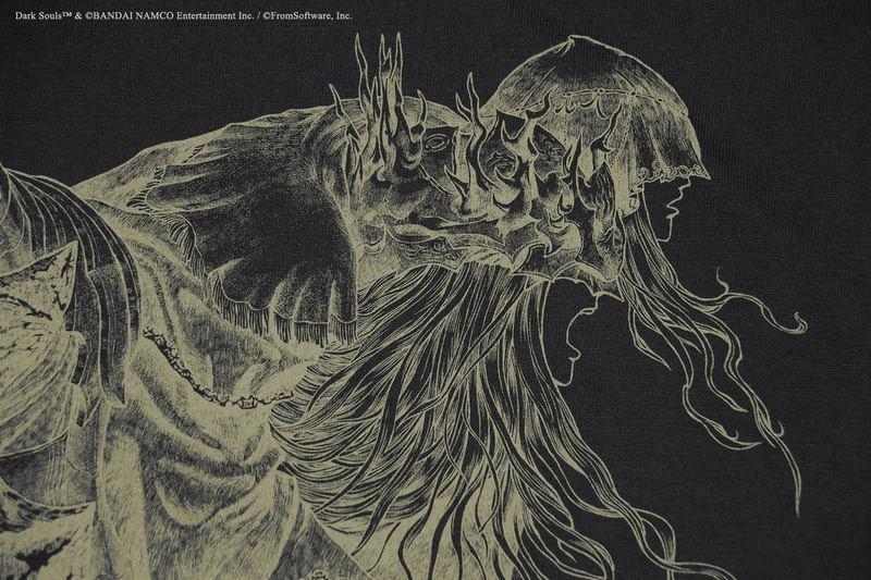 Dark Souls × Torch Torch - Twin Princes: Lothric & Lorian T-shirt Black (S Size) image 2
