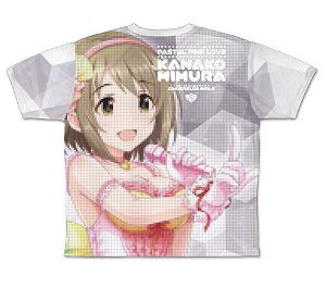 The Idolm@ster Cinderella Girls - Pastel Pink Love Kanako Mimura Full Graphic T-shirt (M Size)