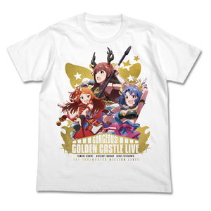 The Idolm@ster Million Live! - Gorgeous! Golden Castle Live Full Color T-shirt White (XL Size)_