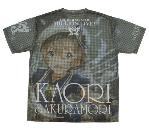 The Idolm@ster Million Live! - Kaori Sakuramori Full Graphic T-shirt (XL Size) image 3