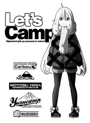 Yurucamp - Nadeshiko Kagamihara T-shirt Mix Gray (L Size)_