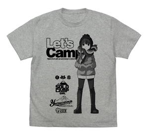 Yurucamp - Rin Shima T-shirt Mix Gray (M Size)_