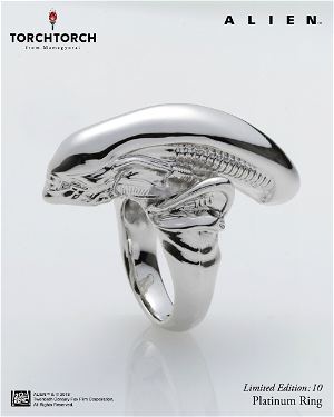 Alien - Big Chap Platinum Ring (L Size)
