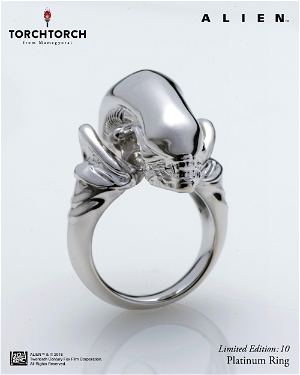 Alien - Big Chap Platinum Ring (M Size)