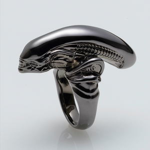 Alien - Big Chap Silver Ring Exclusive Black Chrome Ver. (M Size)_