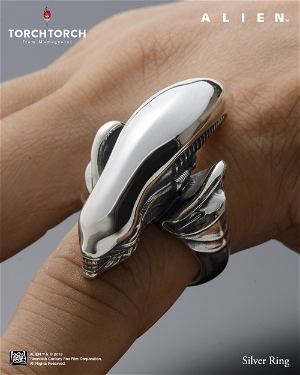 Alien - Big Chap Silver Ring (M Size)